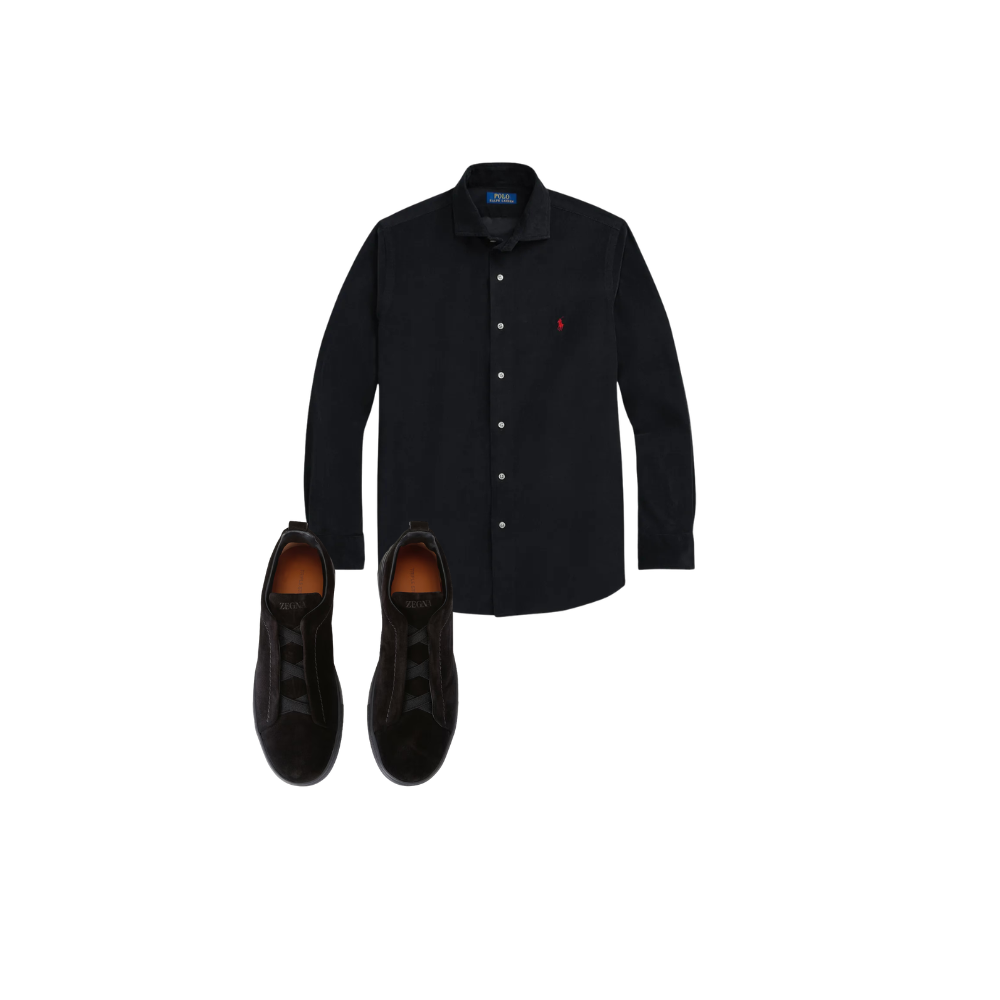 KIT Portofino Social Club Camisa Ralph Lauren + Zegna Triple Stitch