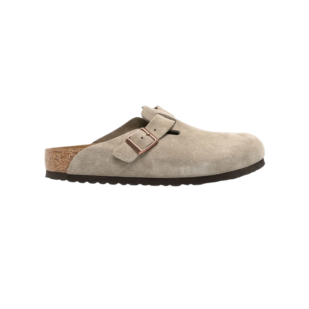 Birkenstock Slipper Boston de camurça — foto 1