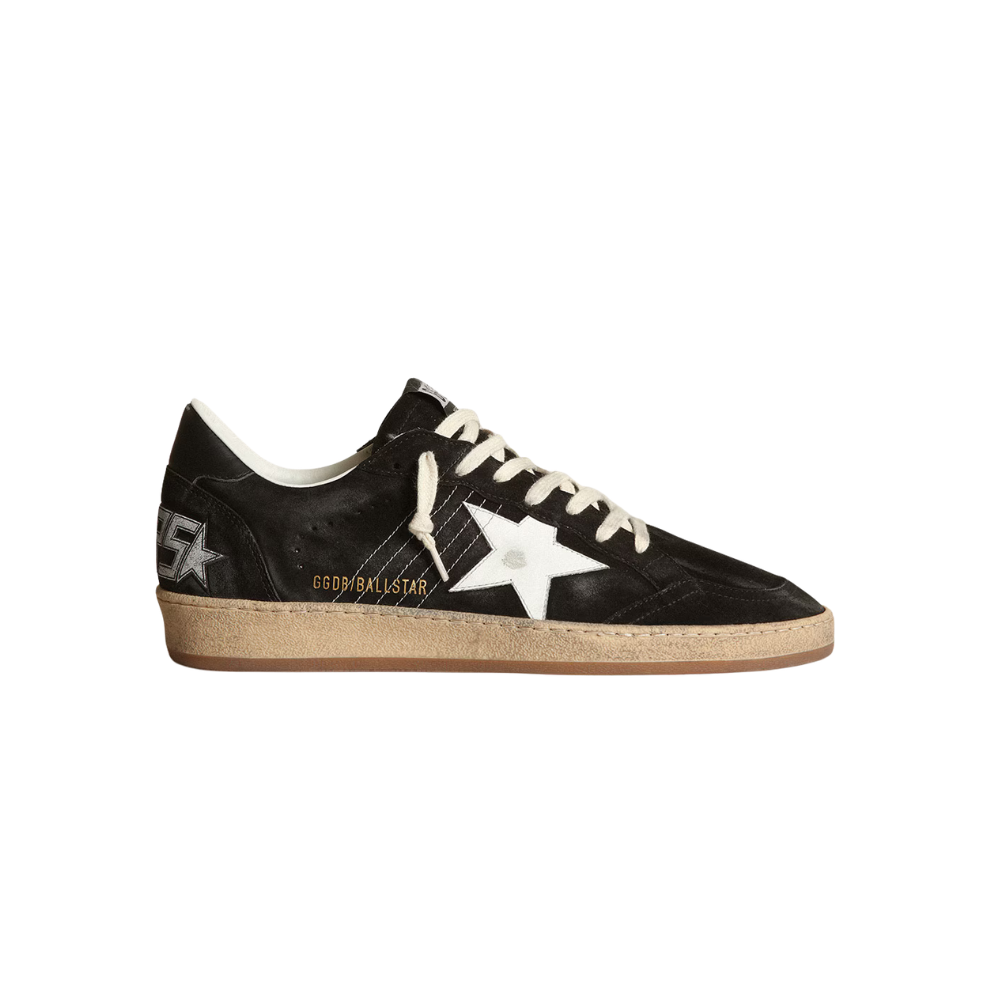 Golden Goose Ball-Star preto talão branco — foto 1