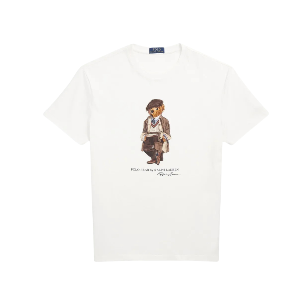 Camiseta Bear Ralph Lauren Boina Branca — foto 1
