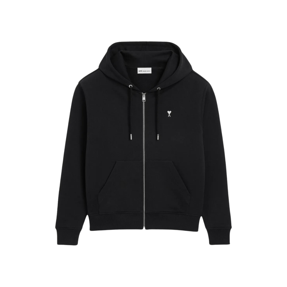 Moletom Ami Paris Zíper Emblem White — foto 1