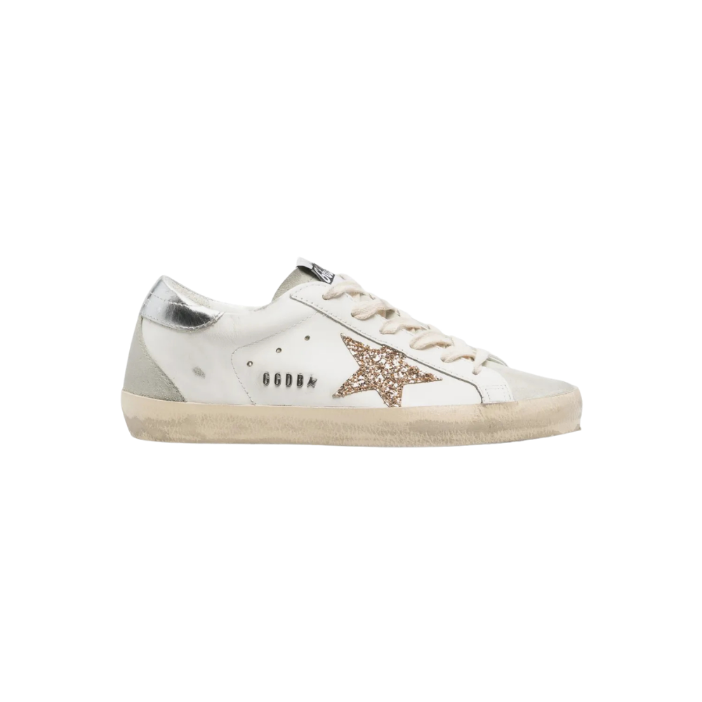 Tênis Golden Goose Super-Star Talão Brilho — foto 1